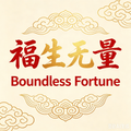 福生無量！ a good bless and good luck for you!